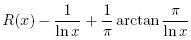 R（x）对π（x）的近似