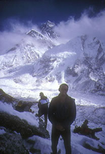 Everest (8848m/29,028ft) and the Khumbu Ice Fall from Kala Pattar (5545m/18,192ft) (c) FreeFoto.com